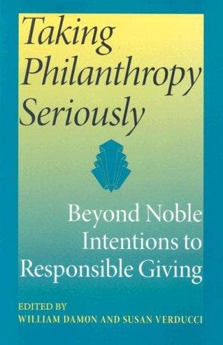 Taking philanthropy seriously