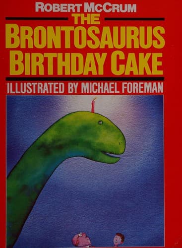 The brontosaurus birthday cake