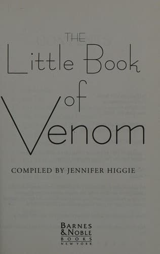 The little book of venom