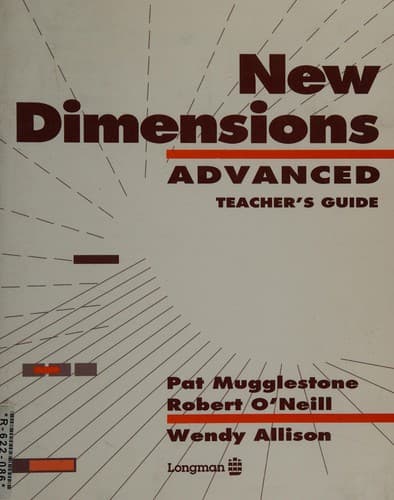 New Dimensions, Advanced Teacher's Guide