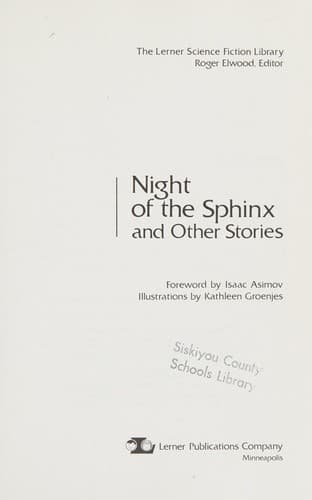Night of the sphinx, and other stories