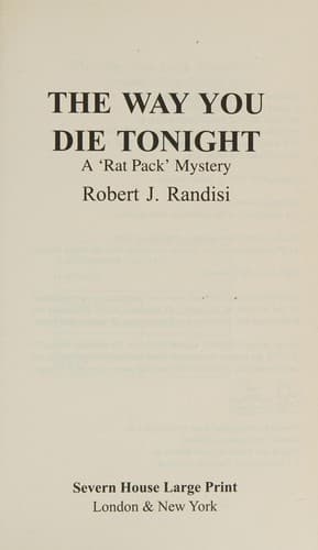 The way you die tonight