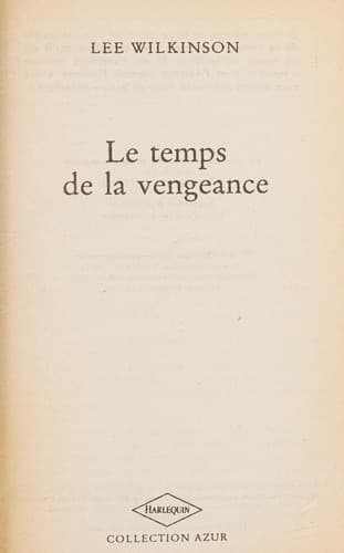Le temps de la vengeance