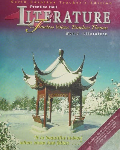 Prentice Hall Literature--Timeless Voices, Timeless Themes--World Literature