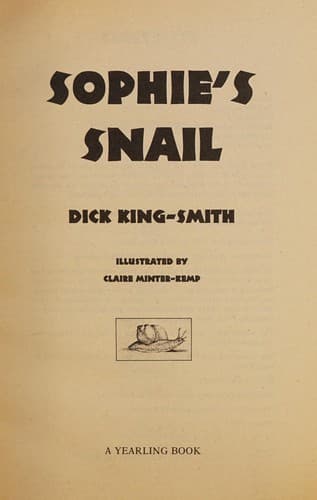 Sophie's snail