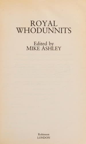 Royal Whodunnits