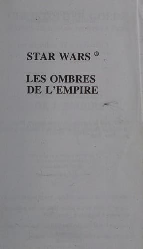 Les ombres de l'Empire