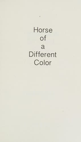 Horse of a different color