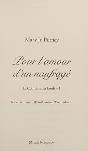 Pour l'amour d'un naufragé