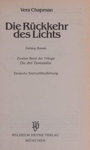 ... Band der Trilogie Die drei Demoiselles