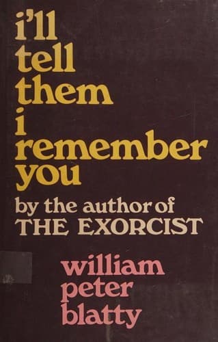 I'll tell them I remember you
