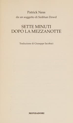 Sette minuti dopo la mezzanotte