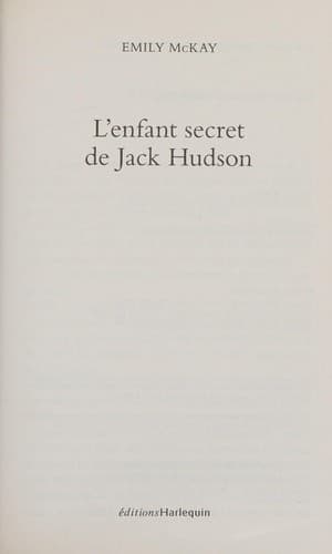 L'enfant secret de Jack Hudson
