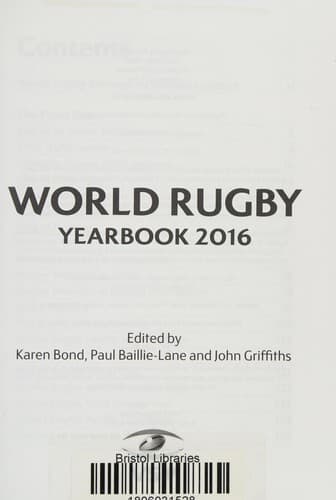 World Rugby Yearbook 2016