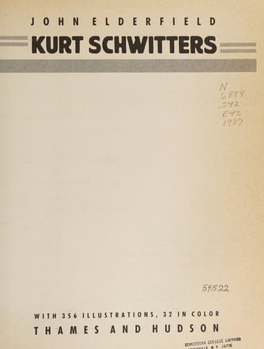 Kurt Schwitters (Painters & Sculptors)