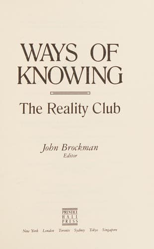 Ways of knowing
