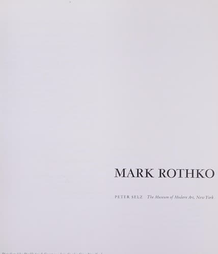 Mark Rothko