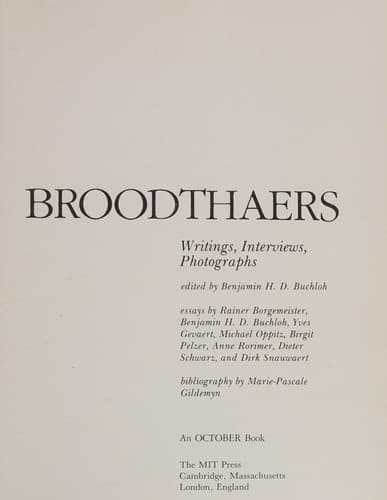 Broodthaers