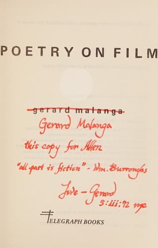 Poetry on film