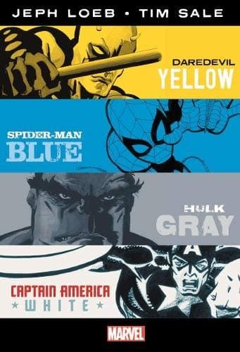 Jeph Loeb and Tim Sale - Yellow, Blue, Gray and White Omnibus