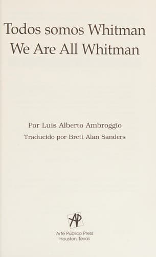 Todos somos Whitman