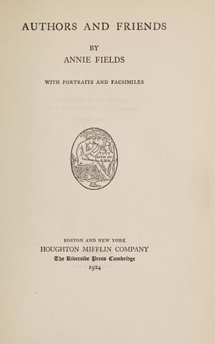 Authors and friends