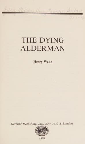 The Dying Alderman