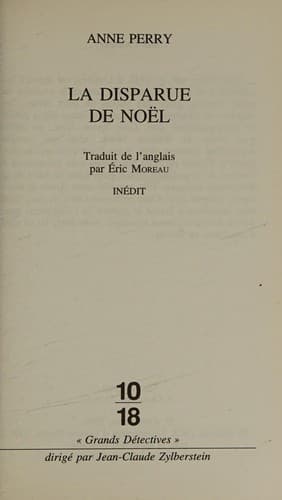 DISPARUE DE NOEL -LA