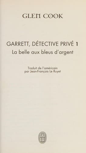 Garrett, dÃ©tective privÃ©, Tome 1 (French Edition)