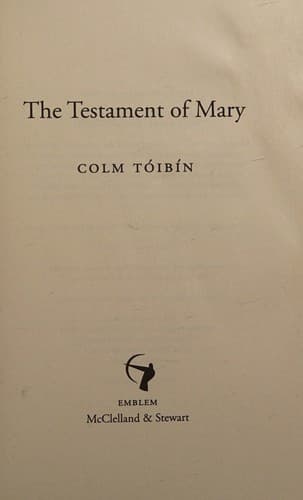 Testament of Mary