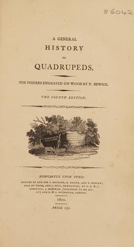 A general history of quadrupeds. The figures engraved on wood