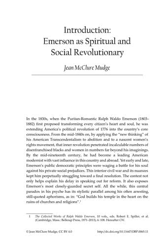 Mr. Emerson's Revolution