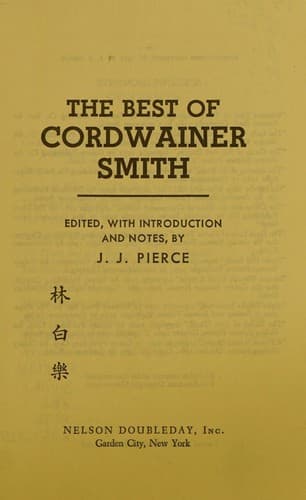 The Best of Cordwainer Smith