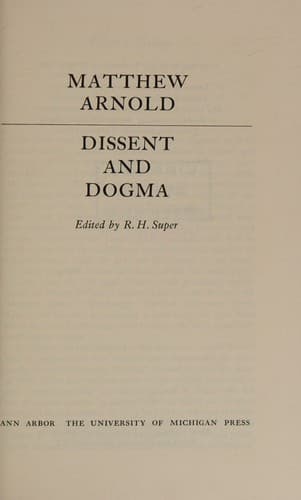 Dissent and Dogma