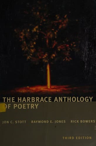 The HarBrace Anthology of Poetry (Third Edition) with infotrac