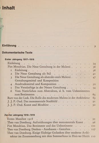 Mondrian und De Stijl