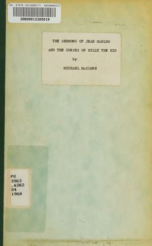 The sermons of Jean Harlow and the curses of Billy the Kid