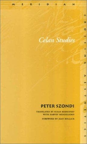 Celan Studies