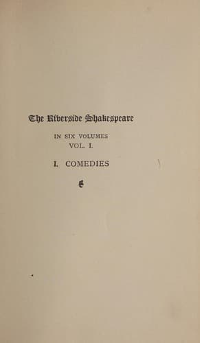 Mr. William Shakespeare's comedies, histories, tragedies and poems