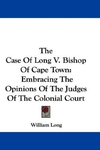 The Case Of Long V. Bishop Of Cape Town
