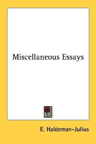 Miscellaneous Essays