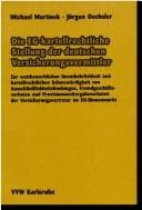 Die EG-kartellrechtliche Stellung der deutschen Versicherungsvermittler