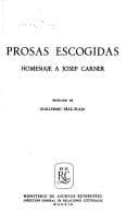 Prosas escogidas