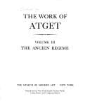 The work of Atget