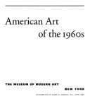 American Art of the Nineteen Sixties (Annual Journal)