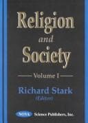 Religion and Society, Volume I