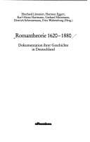 Romantheorie 1620-1880