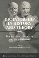 Dictatorship in history and theory