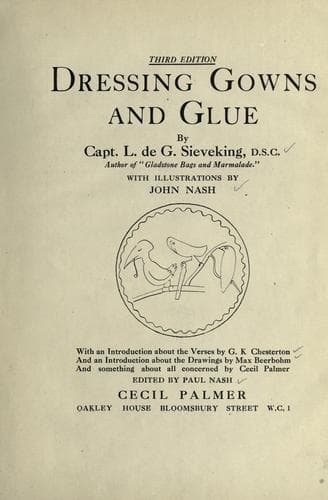 Dressing gowns and glue