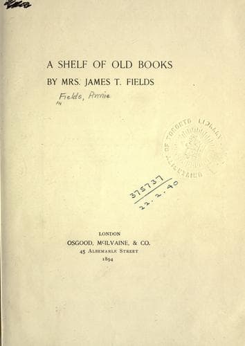 A shelf of old books